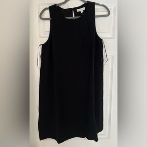Socialite sleeveless black mini dress